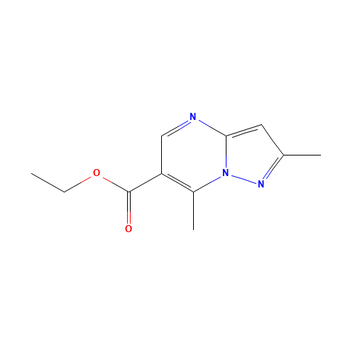 ETHYL 2,7-DIMETHYLPYRAZOLO[1,5-A]PYRIMIDINE-6-CARBOXYLATE (CAS: 162286-54-6) - Related Chemical Product