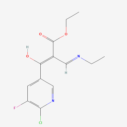 ETHYL 2-[(6-CHLORO-5-FLUOROPYRIDIN-3-YL)CARBONYL]-3-(ETHYLAMINO)ACRYLATE (CAS: 306935-70-6) - Related Chemical Product