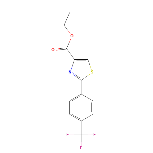 2-(4-TRIFLUOROMETHYL-PHENYL)-THIAZOLE-4-CARBOXYLIC ACID ETHYL ESTER (CAS: 175204-88-3) - Related Chemical Product