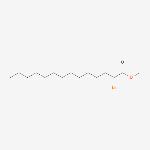 Methyl 2-bromotetradecanoate (CAS: 16631-25-7) - Chemical Structure and Molecular Formula 