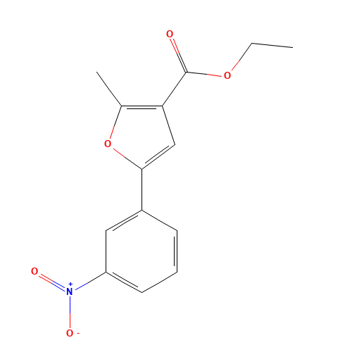 ETHYL 2-METHYL-5-(3-NITROPHENYL)-3-FUROATE (CAS: 175276-71-8) - Related Chemical Product