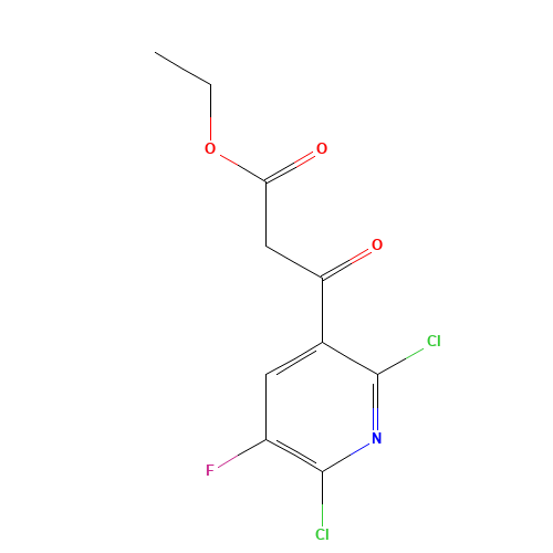 Ethyl 2,6-dichloro-5-fluoro-pyridine-3-acetoacetate (CAS: 96568-04-6) - Related Chemical Product