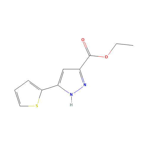 Ethyl 5-thien-2-yl-1H-pyrazole-3-carboxylate (CAS: 121195-03-7) - Related Chemical Product