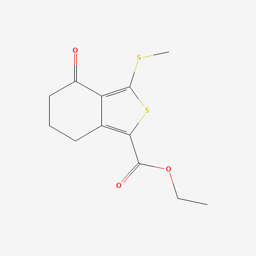 ETHYL 3-(METHYLTHIO)-4-OXO-4,5,6,7-TETRAHYDROBENZO[C]THIOPHENE-1-CARBOXYLATE (CAS: 168279-54-7) - Related Chemical Product