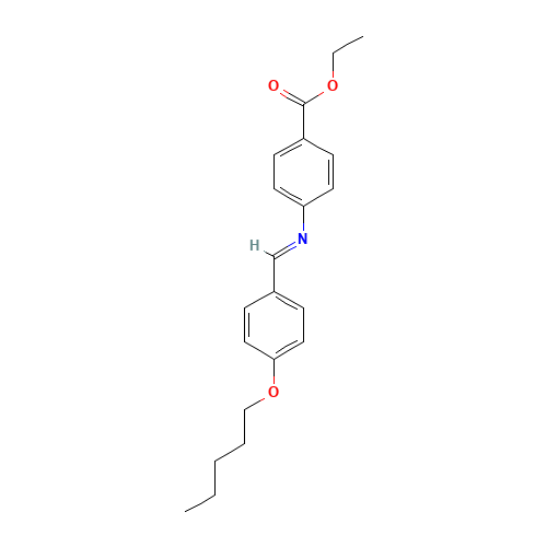 ETHYL 4-(4-PENTYLOXYBENZYLIDENEAMINO)BENZOATE (CAS: 37168-42-6) - Related Chemical Product