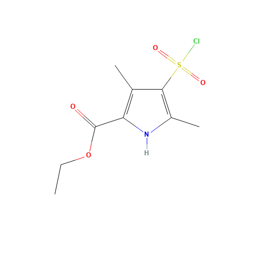 ETHYL 4-(CHLOROSULFONYL)-3,5-DIMETHYL-1H-PYRROLE-2-CARBOXYLATE (CAS: 368869-88-9) - Related Chemical Product