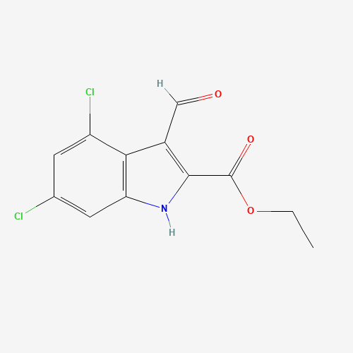 ETHYL 4,6-DICHLORO-3-FORMYL-1H-INDOLE-2-CARBOXYLATE (CAS: 153435-96-2) - Related Chemical Product