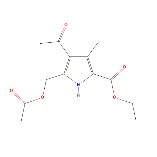 ETHYL 4-ACETYL-5-[(ACETYLOXY)METHYL]-3-METHYL-1H-PYRROLE-2-CARBOXYLATE (CAS: 143583-56-6) - Related Chemical Product