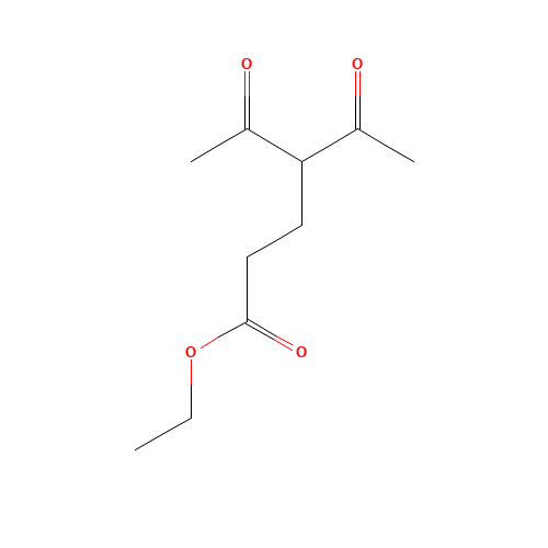 ETHYL 4-ACETYL-5-OXOHEXANOATE (CAS: 2832-10-2) - Chemical Structure and Molecular Formula 