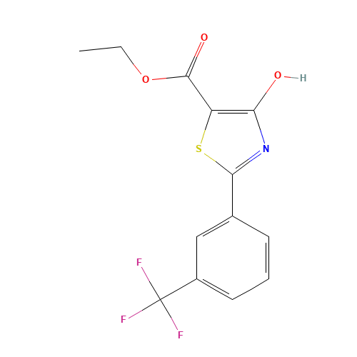 ETHYL 4-HYDROXY-2-[3-(TRIFLUOROMETHYL)PHENYL]-1,3-THIAZOLE-5-CARBOXYLATE (CAS: 240800-53-7) - Related Chemical Product