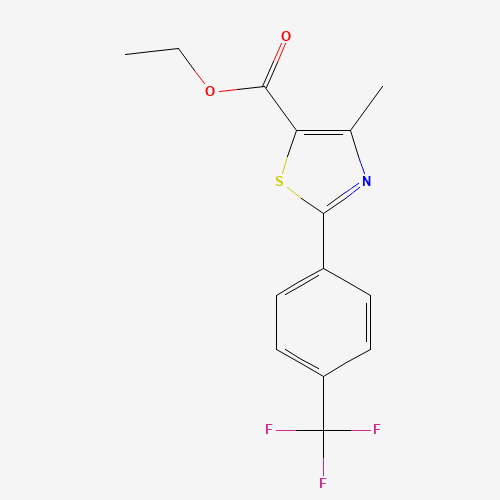 Ethyl 4-methyl-2-[4-(trifluoromethyl)phenyl]-1,3-thiazole-5-carboxylate (CAS: 175277-03-9) - Related Chemical Product