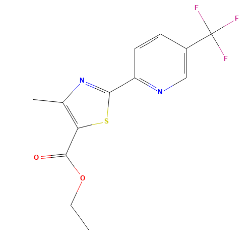ETHYL 4-METHYL-2-[5-(TRIFLUOROMETHYL)PYRID-2-YL]THIAZOLE-5-CARBOXYLATE 97 (CAS: 175277-54-0) - Related Chemical Product