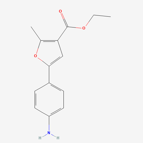 ETHYL 5-(4-AMINOPHENYL)-2-METHYL-3-FUROATE (CAS: 175276-70-7) - Related Chemical Product