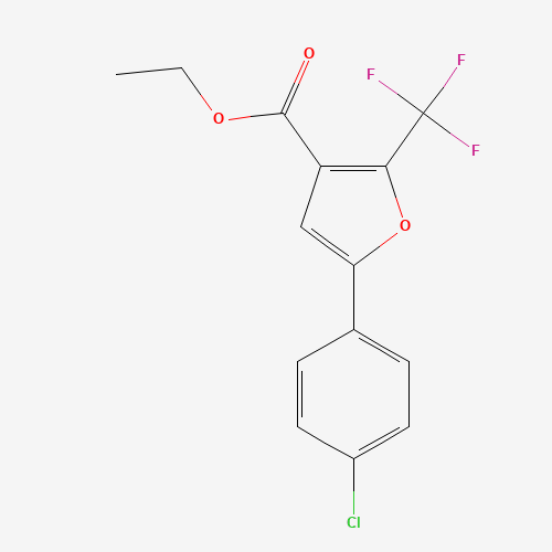 ETHYL 5-(4-CHLOROPHENYL)-2-(TRIFLUOROMETHYL)-3-FUROATE (CAS: 175276-59-2) - Related Chemical Product