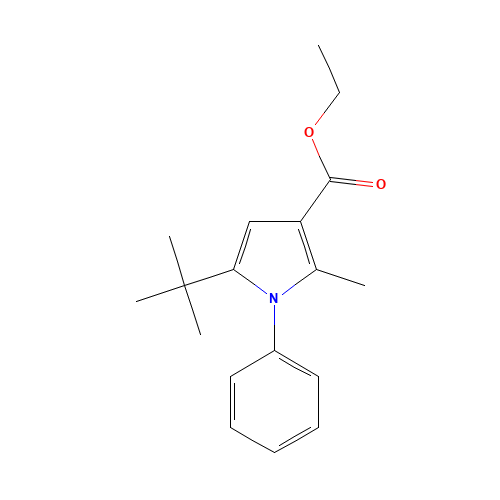 ETHYL 5-(TERT-BUTYL)-2-METHYL-1-PHENYL-1H-PYRROLE-3-CARBOXYLATE (CAS: 175276-55-8) - Related Chemical Product