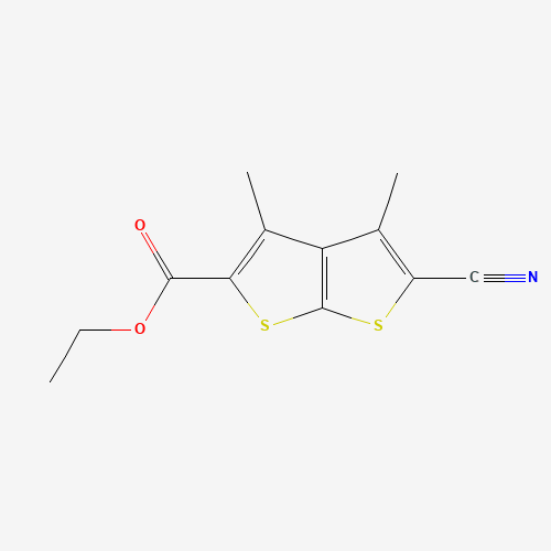 ETHYL 5-CYANO-3,4-DIMETHYLTHIENO[2,3-B]THIOPHENE-2-CARBOXYLATE (CAS: 175202-57-0) - Related Chemical Product