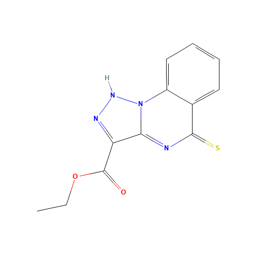 ETHYL 5-SULFANYL[1,2,3]TRIAZOLO[1,5-A]QUINAZOLINE-3-CARBOXYLATE (CAS: 519056-58-7) - Related Chemical Product
