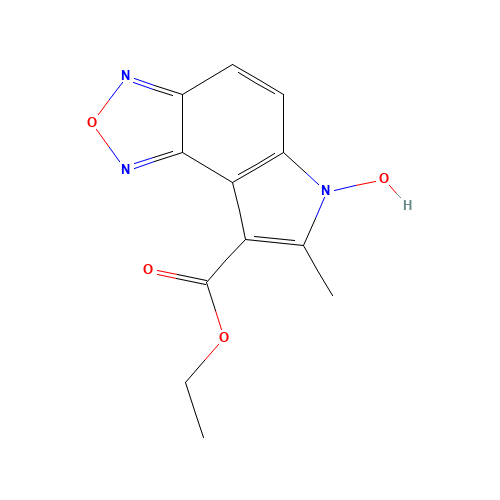 ETHYL 6-HYDROXY-7-METHYL-6H-[1,2,5]OXADIAZOLO[3,4-E]INDOLE-8-CARBOXYLATE (CAS: 159325-86-7) - Related Chemical Product
