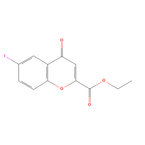 ETHYL 6-IODO-4-OXO-4H-CHROMENE-2-CARBOXYLATE (CAS: 35204-44-5) - Related Chemical Product