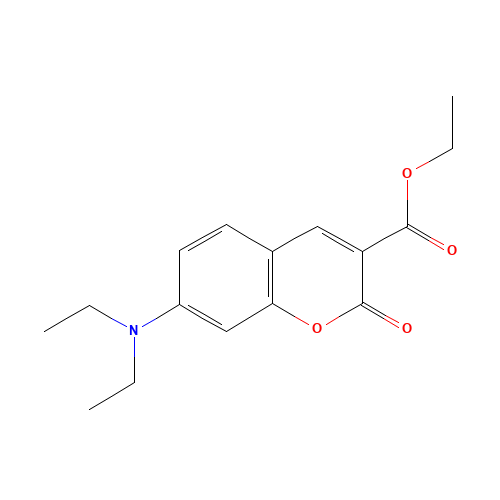 7-(DIETHYLAMINO)COUMARIN-3-CARBOXYLIC ACID ETHYL ESTER (CAS: 28705-46-6) - Related Chemical Product