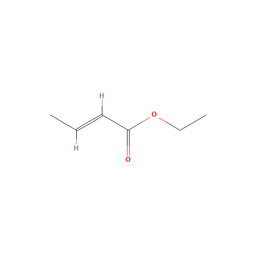 ETHYL CROTONATE (CAS: 10544-63-5) - Chemical Structure and Molecular Formula 