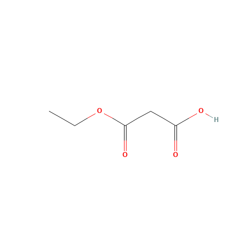 Ethyl hydrogen malonate (CAS: 1071-46-1) - Chemical Structure and Molecular Formula 