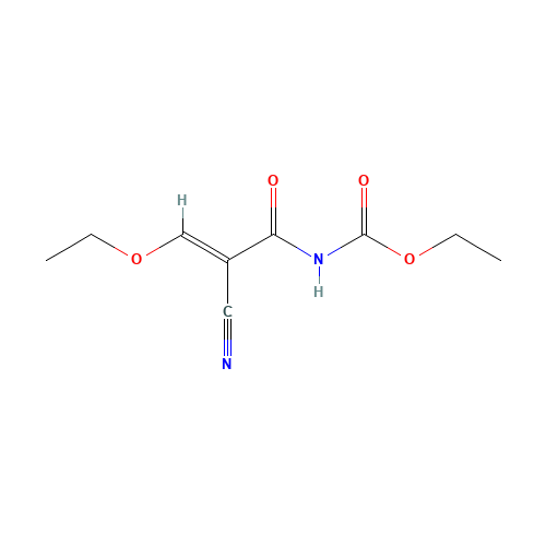 ETHYL N-(2-CYANO-3-ETHOXYACRYLOYL)CARBAMATE (CAS: 1187-34-4) - Related Chemical Product