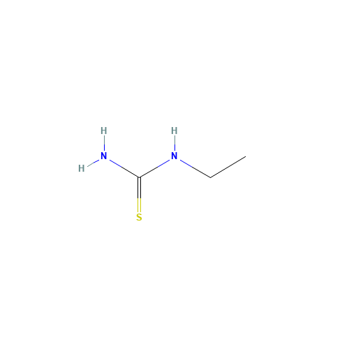 ETHYLTHIOUREA (CAS: 625-53-6) - Chemical Structure and Molecular Formula 