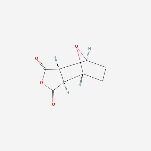 EXO-7-OXABICYCLO[2.2.1]HEPTANE-2,3-DICARBOXYLIC ANHYDRIDE (CAS: 29745-04-8) - Chemical Structure and Molecular Formula 