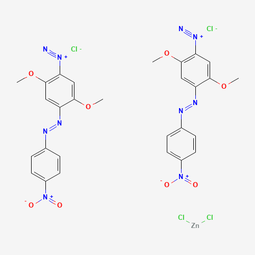 FAST BLACK K SALT (CAS: 64071-86-9) - Chemical Structure and Molecular Formula 
