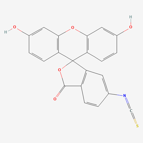 Fluorescein 6-isothiocyanate (CAS: 18861-78-4) - Chemical Structure and Molecular Formula 