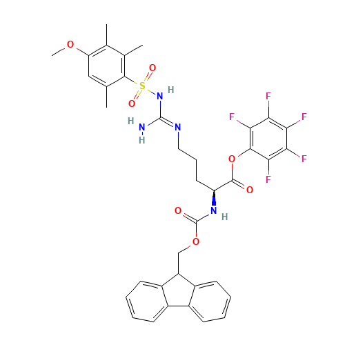 FMOC-ARG(MTR)-OPFP (CAS: 130397-19-2) - Related Chemical Product