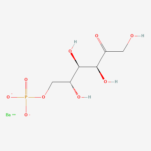 D-FRUCTOSE-6-PHOSPHATE BARIUM SALT (CAS: 6035-54-7) - Chemical Structure and Molecular Formula 