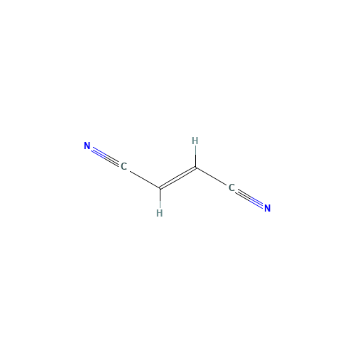 FUMARONITRILE (CAS: 764-42-1) - Chemical Structure and Molecular Formula 