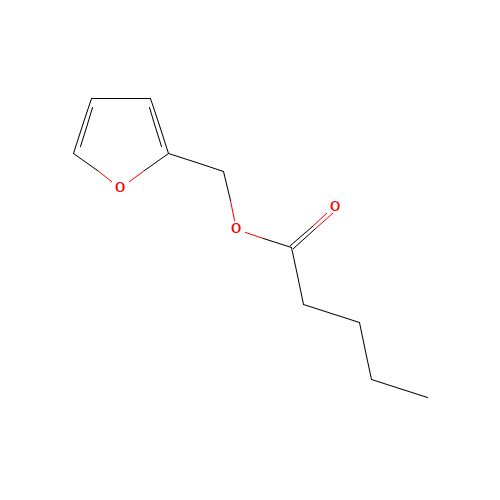 Furfuryl pentanoate (CAS: 36701-01-6) - Chemical Structure and Molecular Formula 