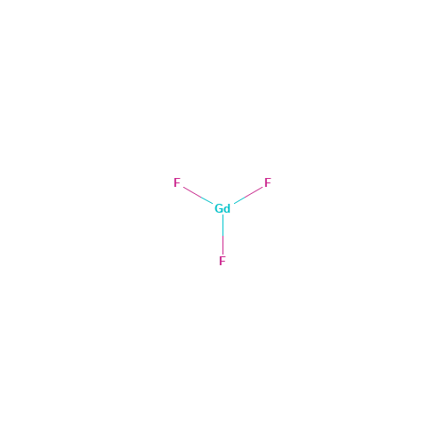GADOLINIUM FLUORIDE (CAS: 13765-26-9) - Chemical Structure and Molecular Formula 