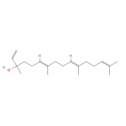 Geranyl linalool (CAS: 1113-21-9) - Chemical Structure and Molecular Formula 