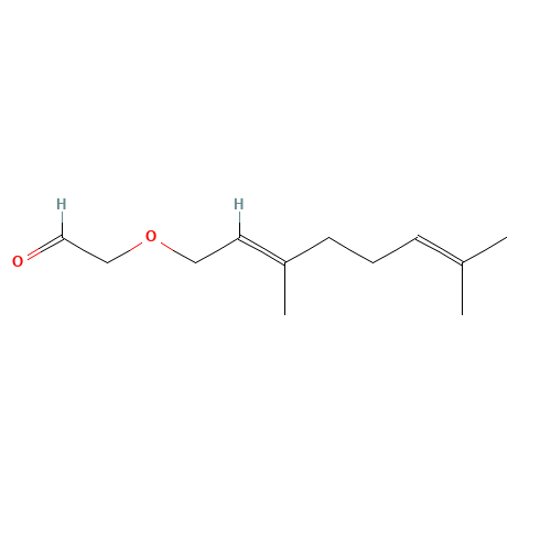 (E)-[(3,7-dimethyl-2,6-octadienyl)oxy]acetaldehyde (CAS: 65405-73-4) - Related Chemical Product