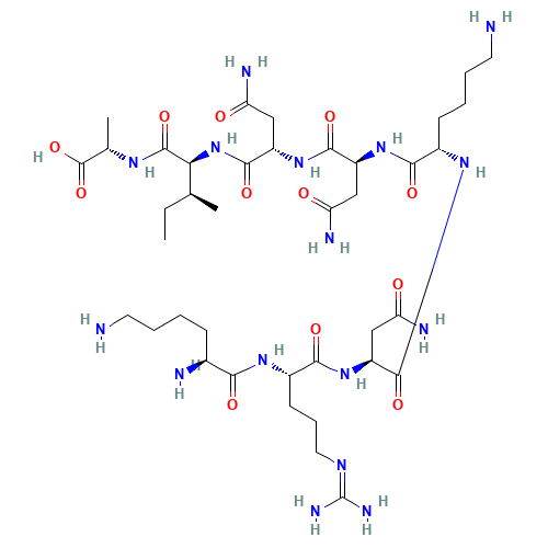 H-LYS-ARG-ASN-LYS-ASN-ASN-ILE-ALA-OH (CAS: 81117-26-2) - Related Chemical Product