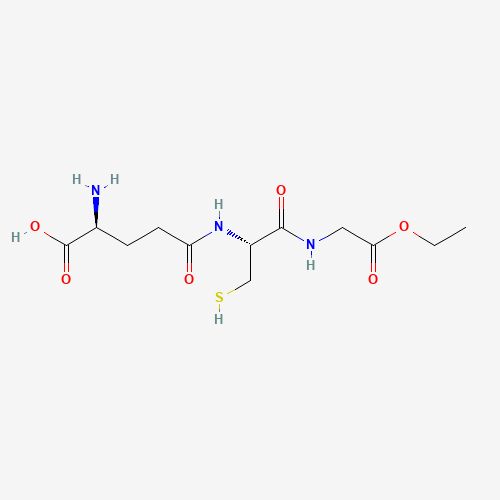 GLUTATHIONE MONOETHYL ESTER (CAS: 118421-50-4) - Chemical Structure and Molecular Formula 