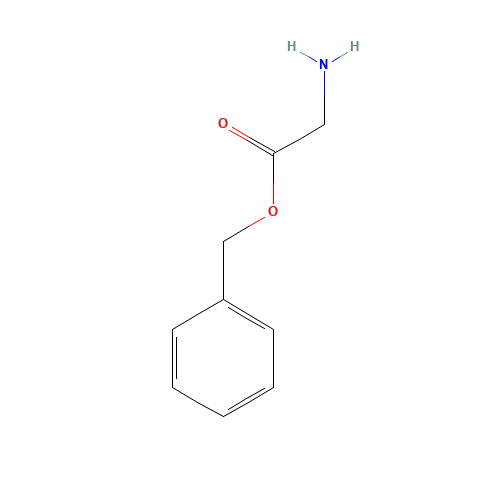 GLYCINE BENZYL ESTER HYDROCHLORIDE (CAS: 1738-68-7) - Chemical Structure and Molecular Formula 