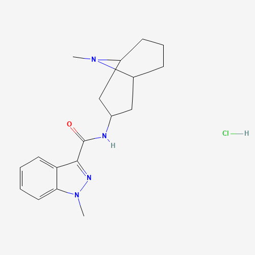 Granisetron hydrochloride (CAS: 107007-99-8) - Chemical Structure and Molecular Formula 