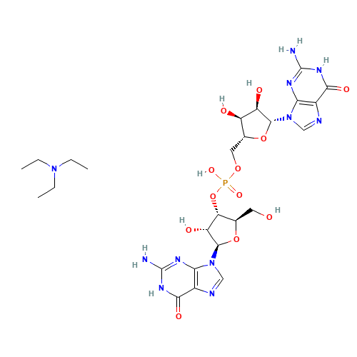GUANYLYL(3'-5')GUANOSINE TRIETHYLAMMONIUM SALT (CAS: 137629-38-0) - Related Chemical Product
