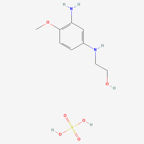5-(2-Hydroxyethylamino)-2-methoxylaniline sulfate (CAS: 83763-48-8) - Related Chemical Product