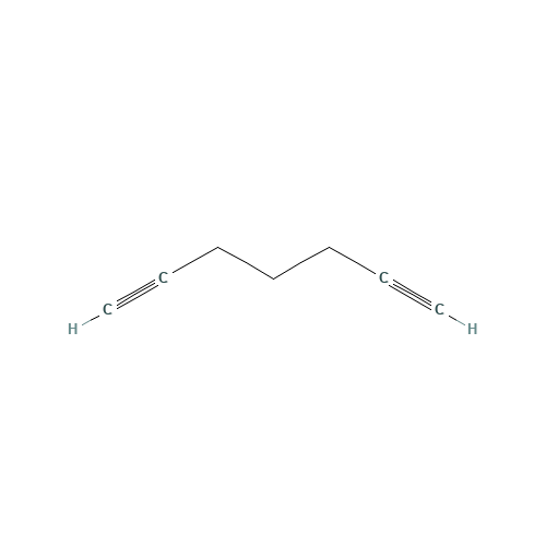 1,6-HEPTADIYNE (CAS: 2396-63-6) - Chemical Structure and Molecular Formula 