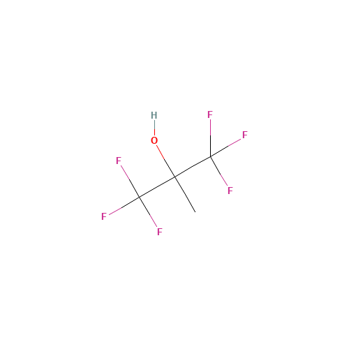 HEXAFLUORO-2-METHYLISOPROPANOL (CAS: 1515-14-6) - Chemical Structure and Molecular Formula 