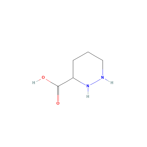 HEXAHYDROPYRIDAZINE-3-CARBOXYLIC ACID (CAS: 32750-52-0) - Chemical Structure and Molecular Formula 