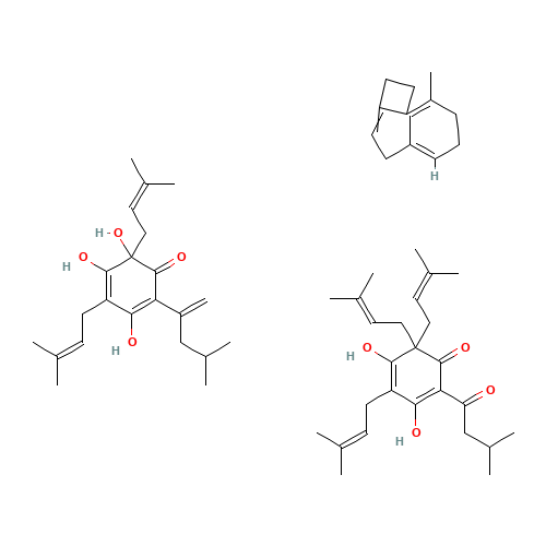 Hop,Humulus lupulus,ext. (CAS: 8060-28-4) - Chemical Structure and Molecular Formula 