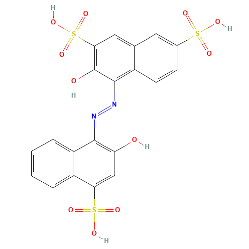 HydroxyNaphtholBlue (CAS: 29120-26-1) - Chemical Structure and Molecular Formula 