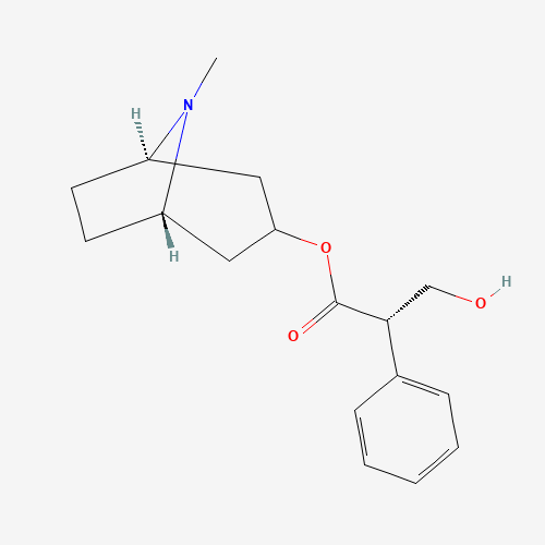 L-Hyoscyamine (CAS: 101-31-5) - Chemical Structure and Molecular Formula 